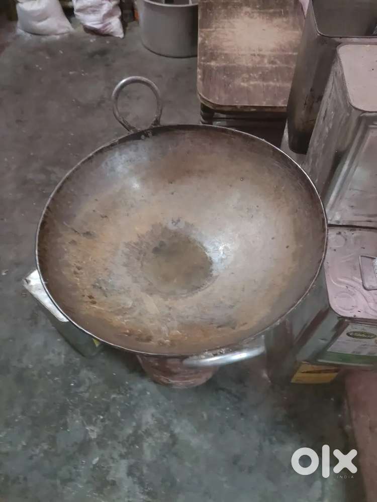 Bhatti chulha counter fridge kdaai