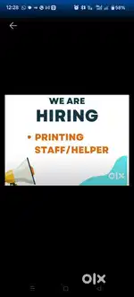 Helpers Wanted
