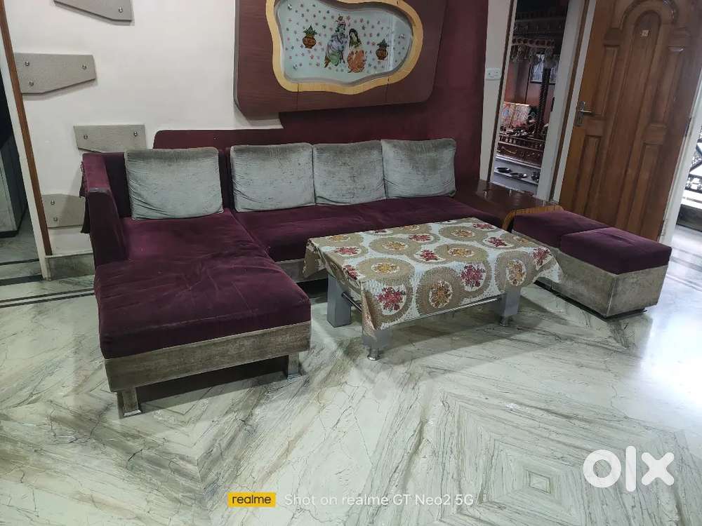 sofa with centre table