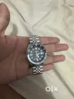 Seiko gmt 5 automatic brand new watch black colour