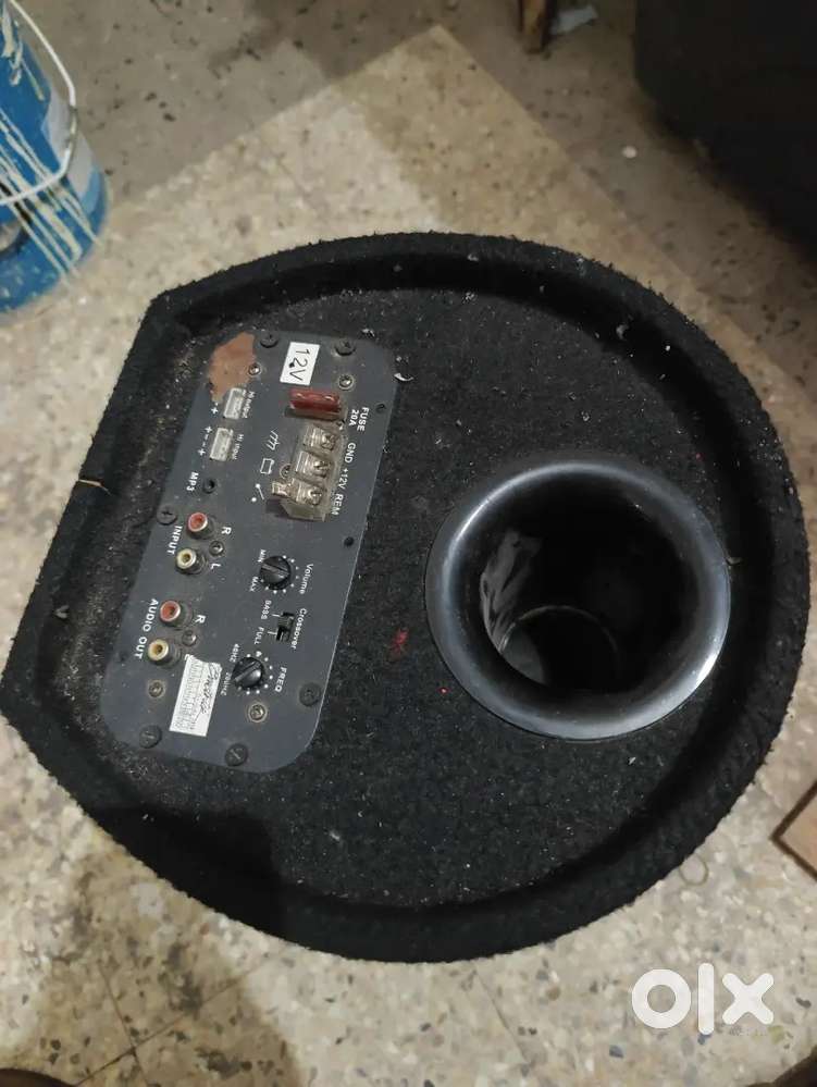 Car audio tube bass bos 3800bt