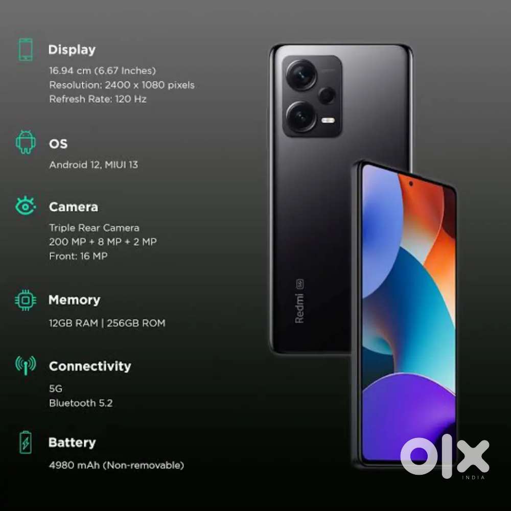 Redmi note 12 pro plus 5g 200 megapixel camera