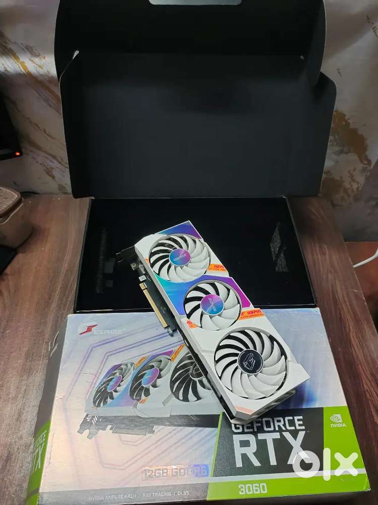 IGMAE RTX 3060 12GB DDR6 3RIPL FAN GRAPHICS CARD WITH BOX