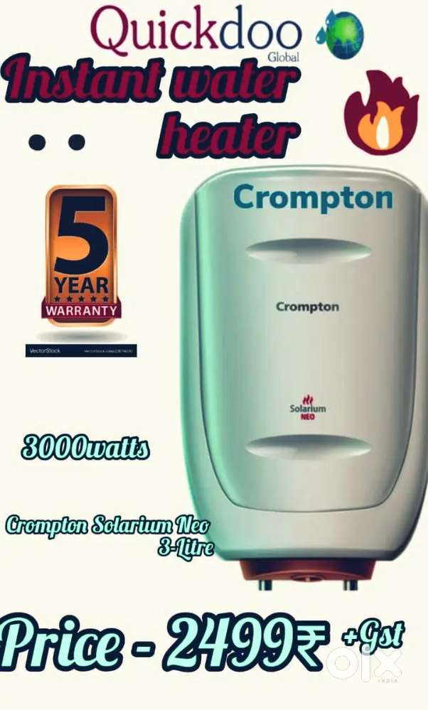 Today offer  Water Heater 3-L