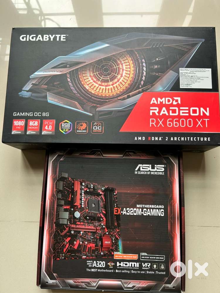 Gigabyte AMD 6600 XT 8 gb graphics card