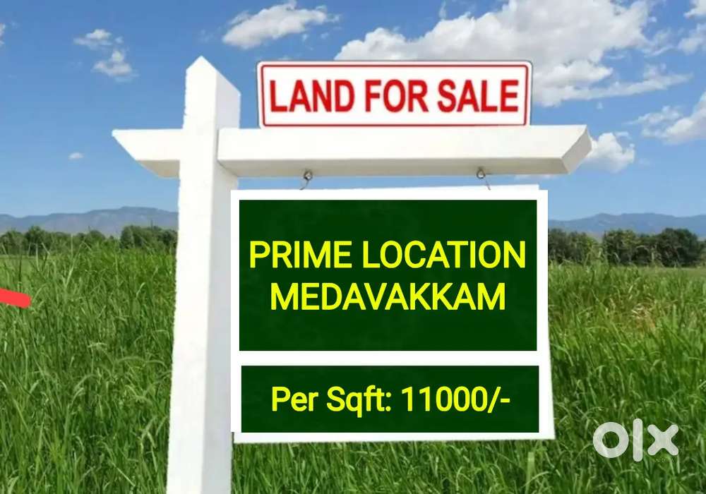 APPROVED PLOT FOR SALES IN MEDAVAKKAM 1200 SQFT