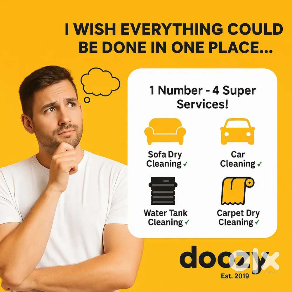 Housekeeping washroom, water tank,sofa cleaning