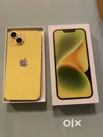 Iphone 14plus yellow color with box urgent sell