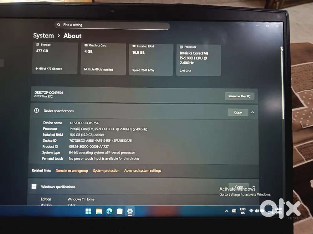 I'm selling my laptop