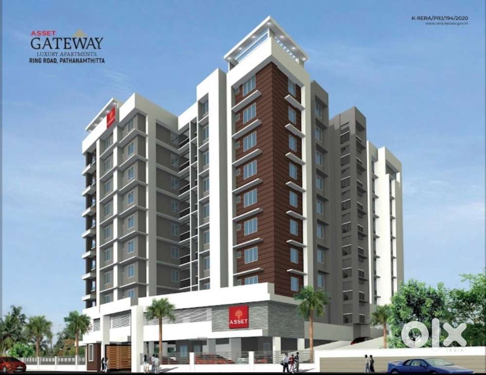 Brand new 2BHK apartment for rent at Pathanamthitta city