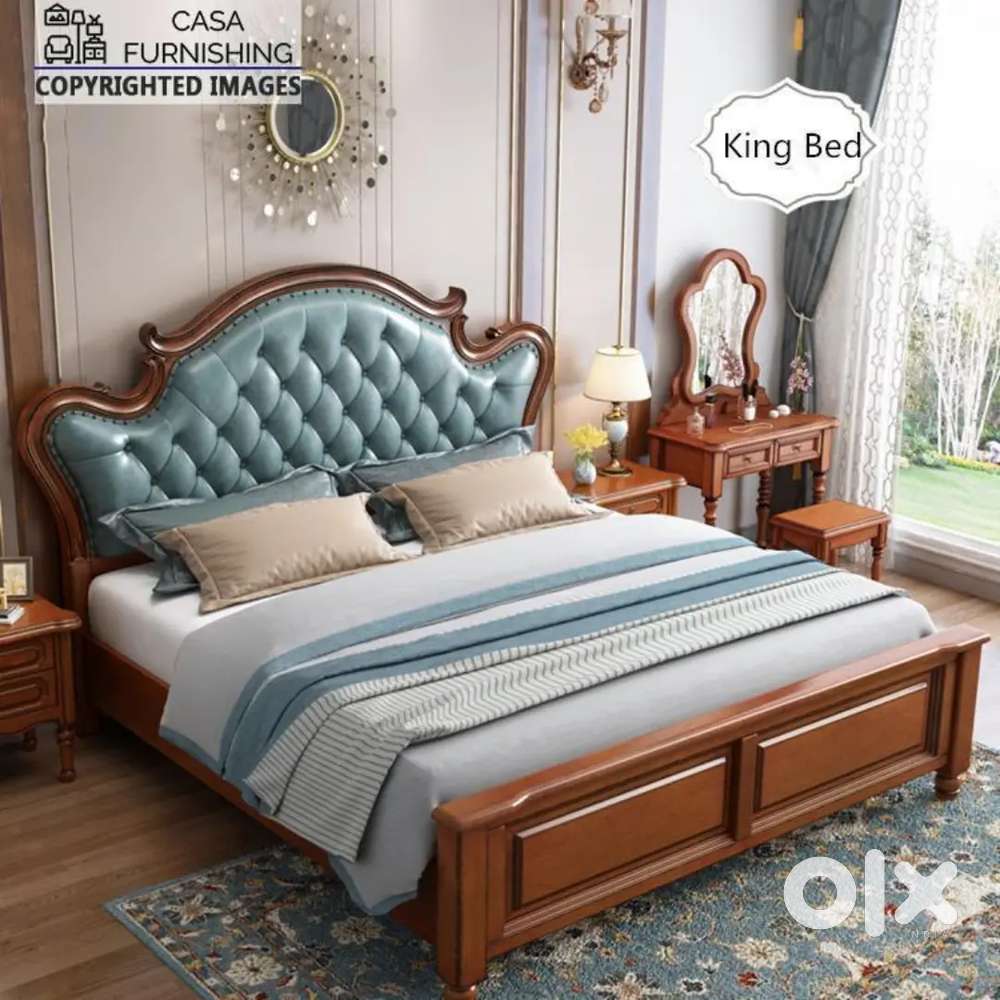 Today big sale buy new double bed with box 7299 EMI Available