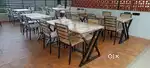 Brand new premium cafe restaurant wooden tables and chairs manufacture