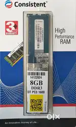 8GB DDR3 Desktop RAM (Consistent, PC3-1600)