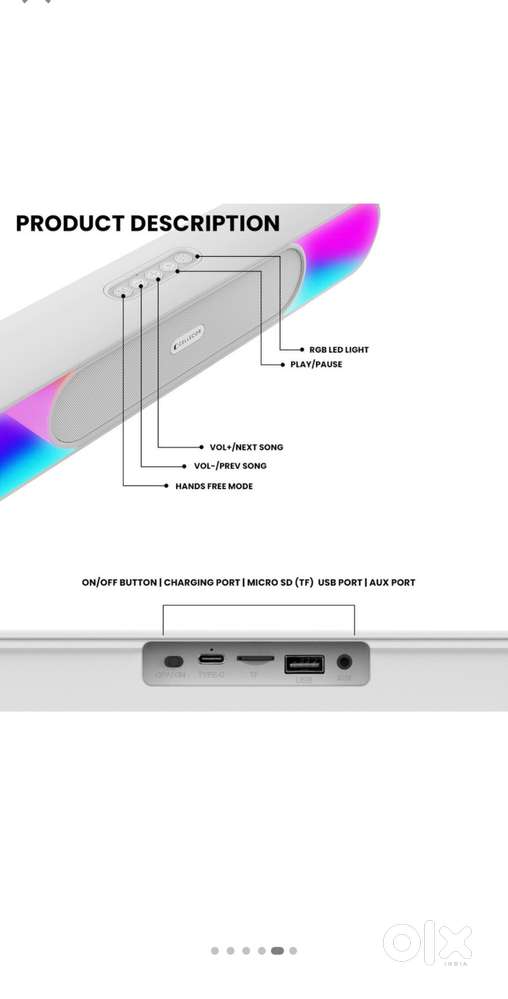 20w Bluetooth Soundbar with 3D surround sound