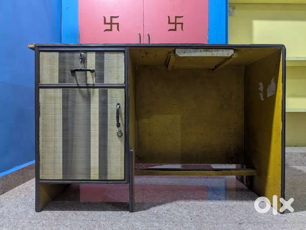 Wood Computer Table with Drawer