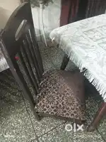 Wooden Dinning table with 4 chairs
