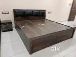new chikhli luxurious queensize  boxbed 6x5  with headboard