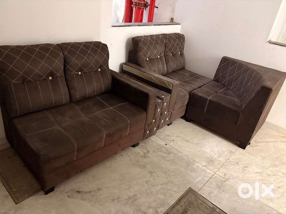 L shaped spacious sofa