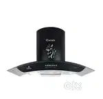 New Kitchen Chimney with Glass Top Oven