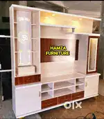 NEW LOOK PARTICLE WOOD TV CABINET WITH AFFORDABLE PRICE BAJAJ FINANC A