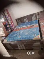 New queen size bed with mattress in wholesale price. Cod available