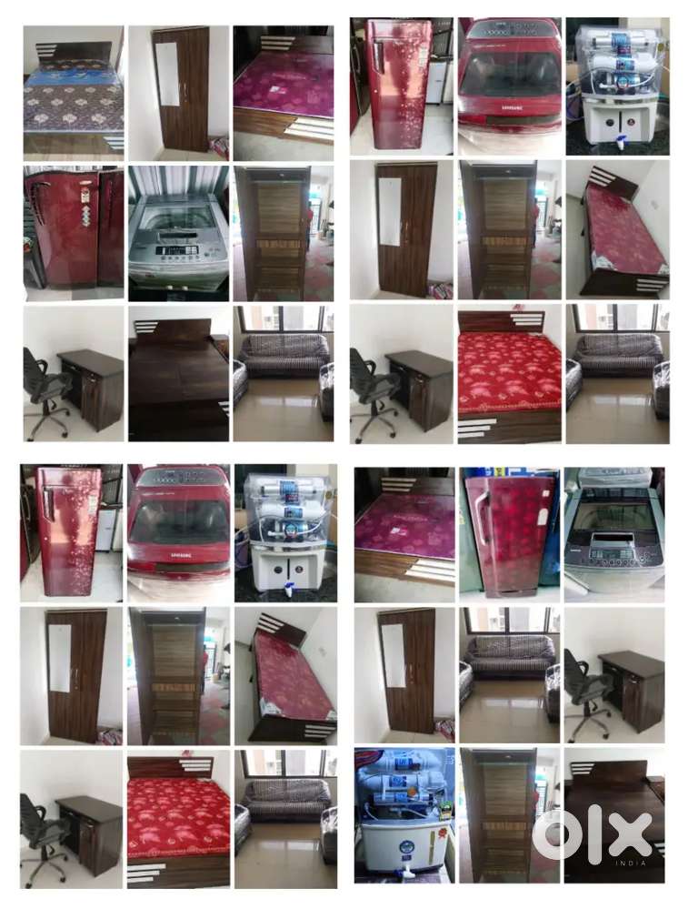 Washing machine on fridge on all furniture rent service