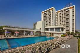 2 BHK Flat Rent furnished lift security teres pool gym garden theater