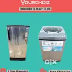 Godrej 190 l single door fridge and IFB top load washing machine