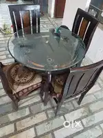 Wooden chairs  dinning table 4 chair