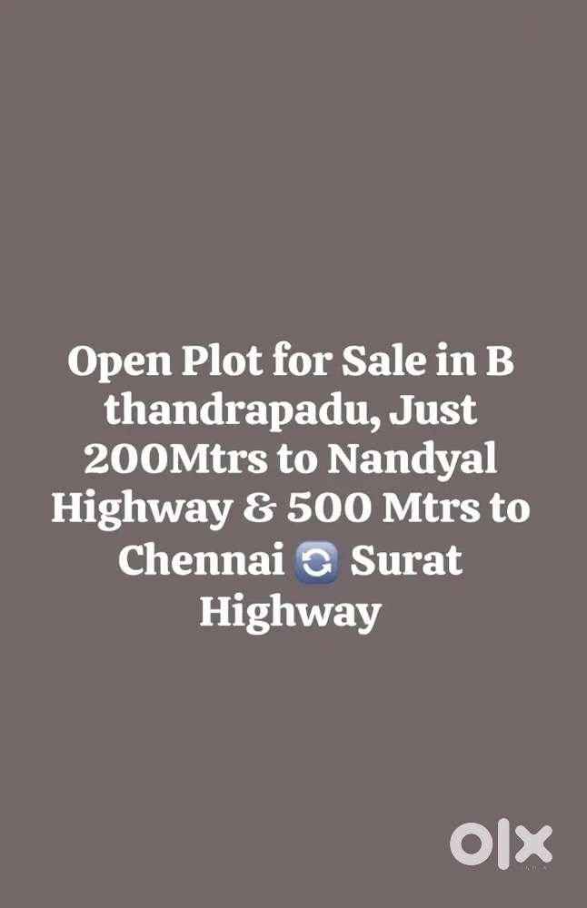 North Facing plot for sale in B.Tandrapadu