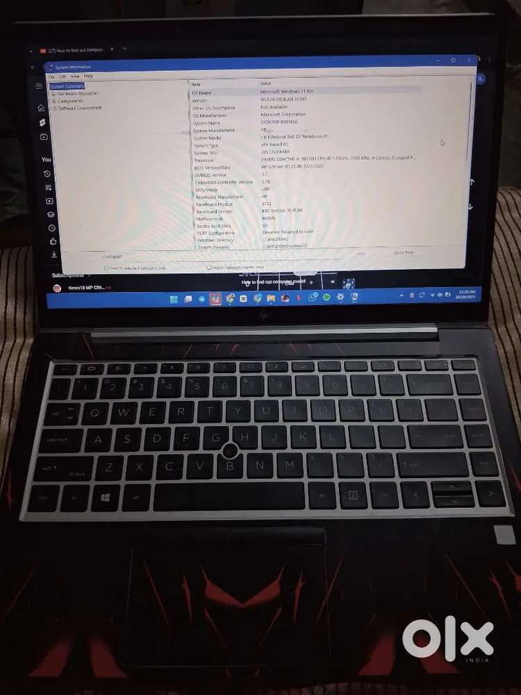 Hp laptop 840 g7