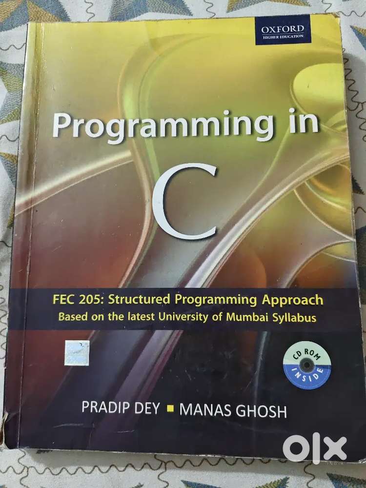 Programming in C by Pradip Dey & Manas Ghosh (Oxford University Press)