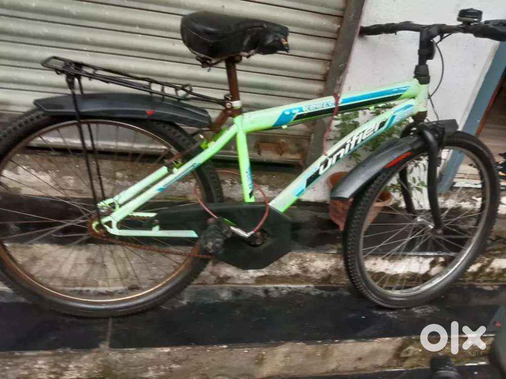 Bicycle with air-pump and safety lock