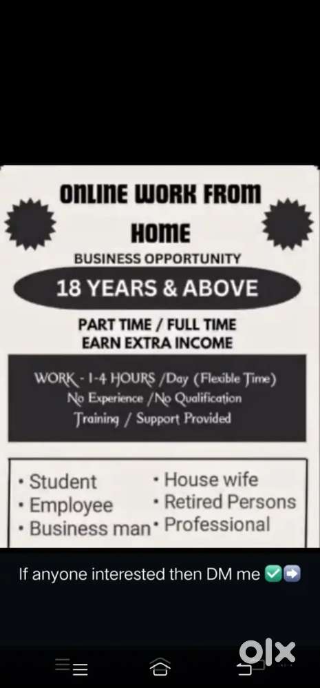 Work from home digital business