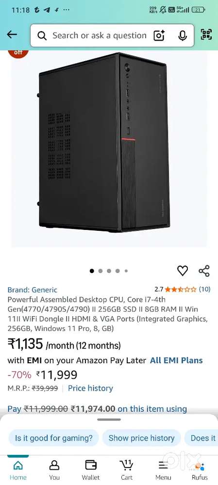 i7 4th generation Cpu