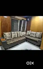 L - shaped sofa in good condition