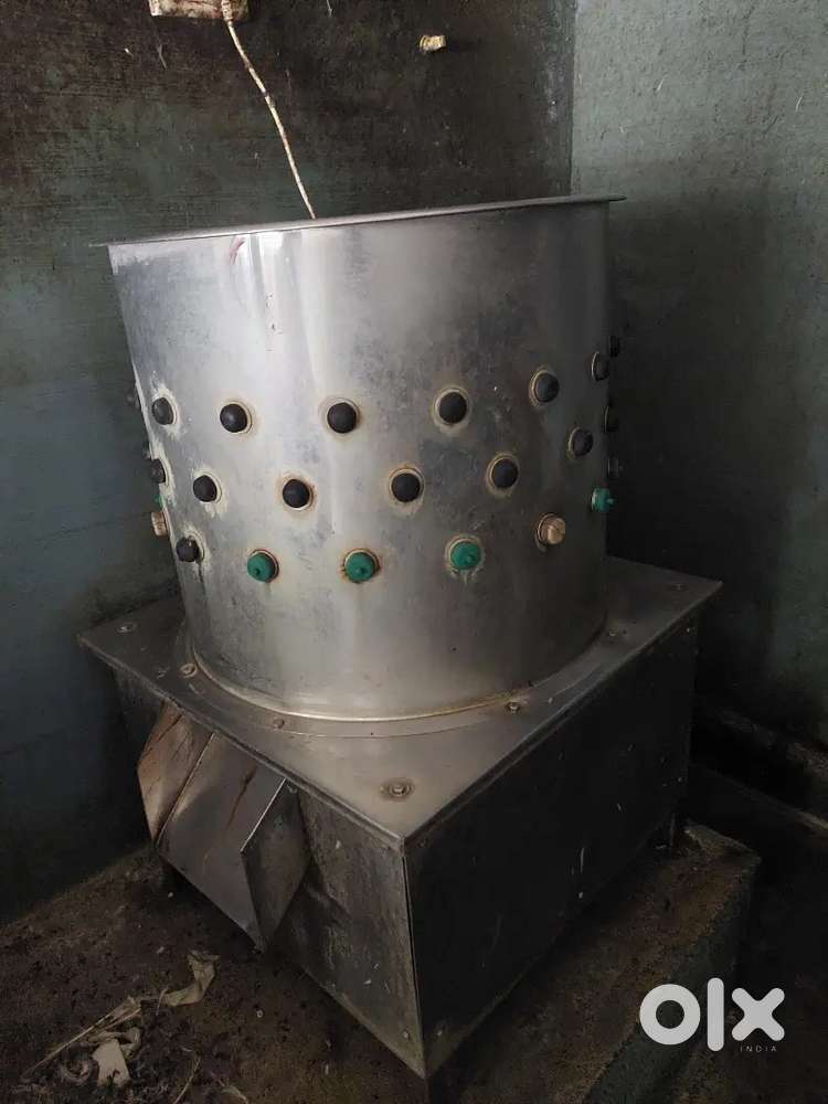 Chicken feather machine