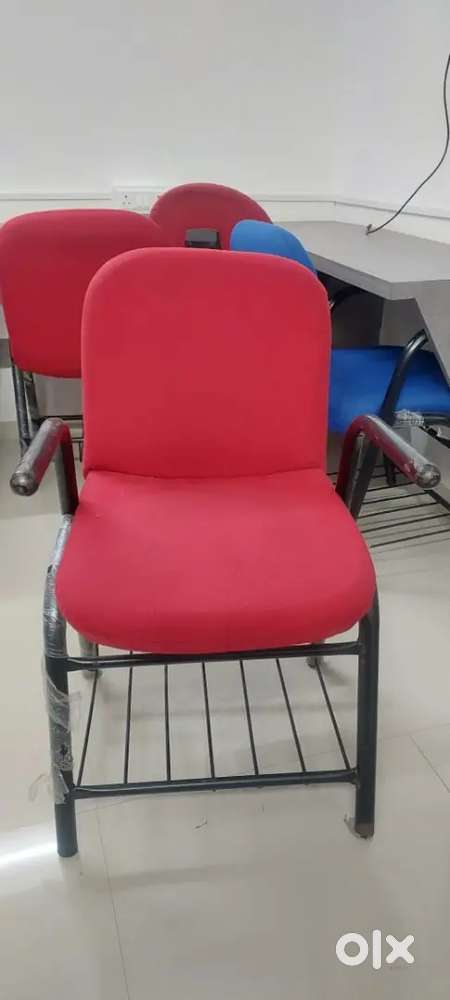 Student Chair of 18 with writing Ped & Bag stand