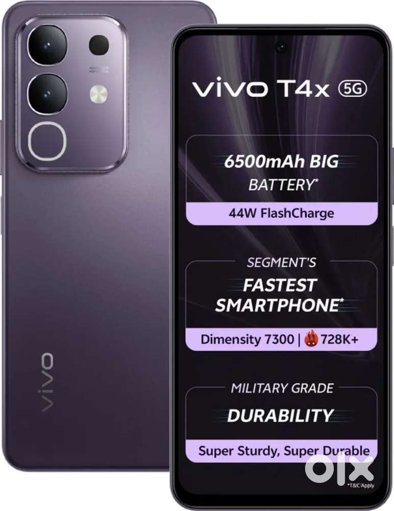 NEW BOX PACKED Vivo T4X 6/128 GB