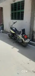 Golden colour Commando bike
