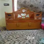 Cot with bed