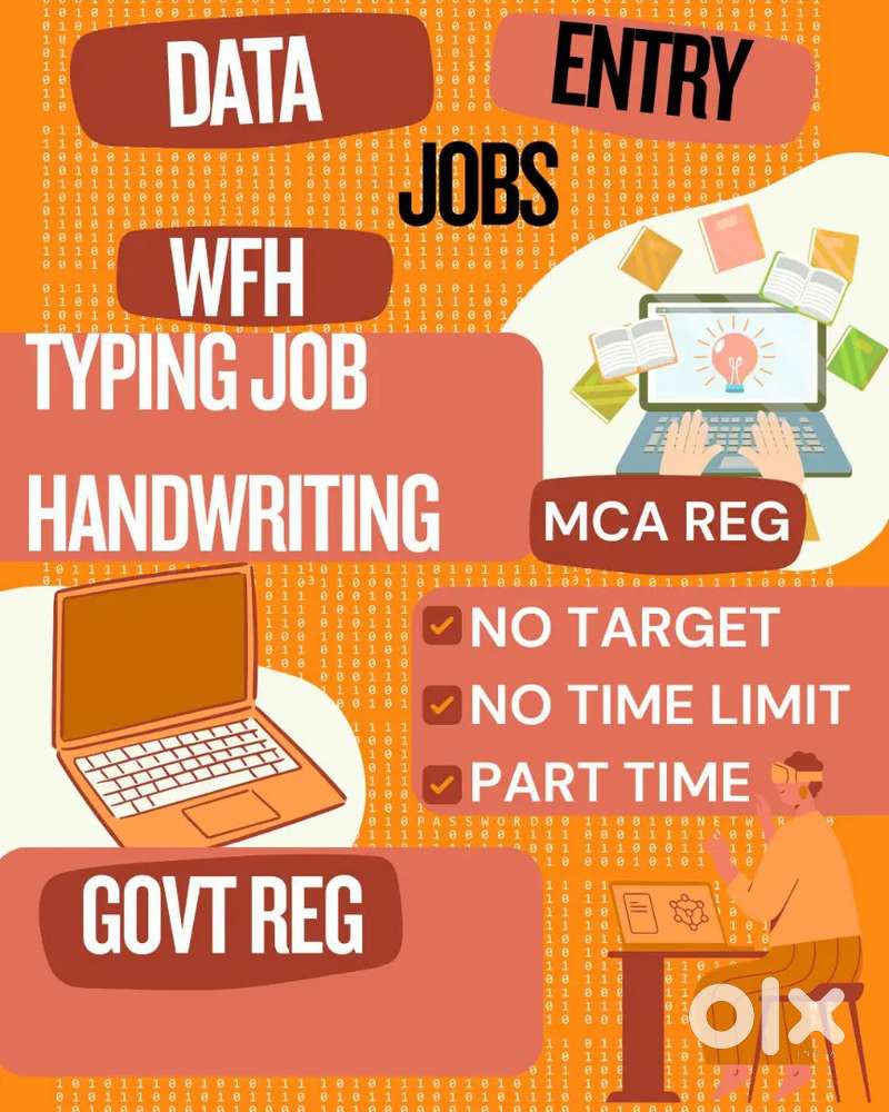 GOVT REGISTERED DATA ENTRY TYPING HANDWRITING