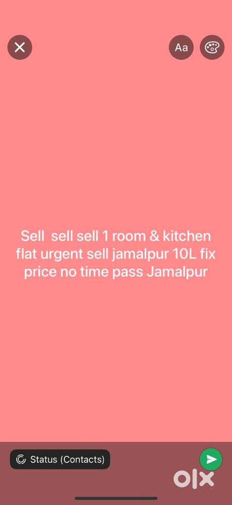 Urgent sell fix price no time pass
