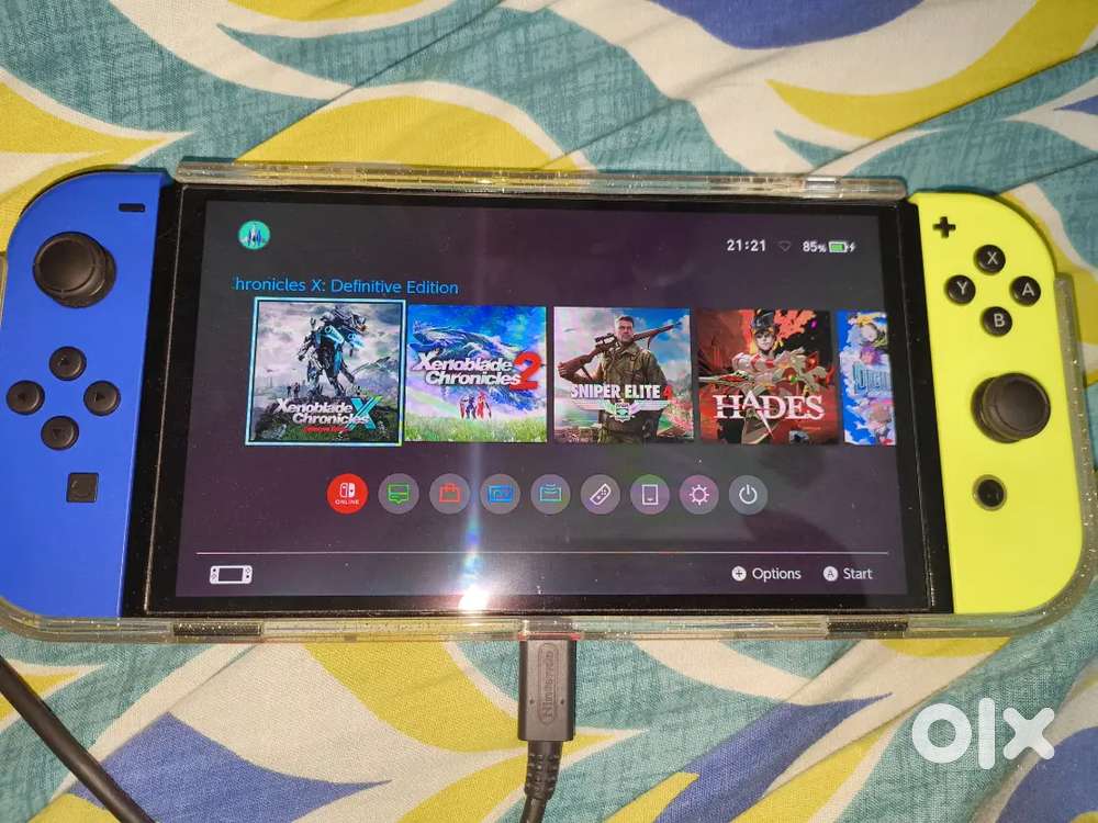 Nintendo switch oled unpatched mario edition