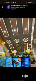 Ready to install ceiling decoration for shops to sell