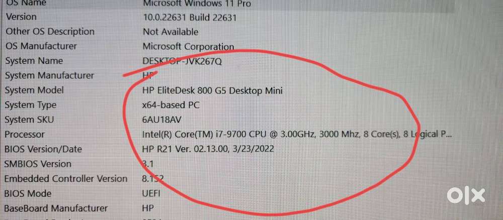 HP EliteDesk 800 G5 Desktop Mini PC