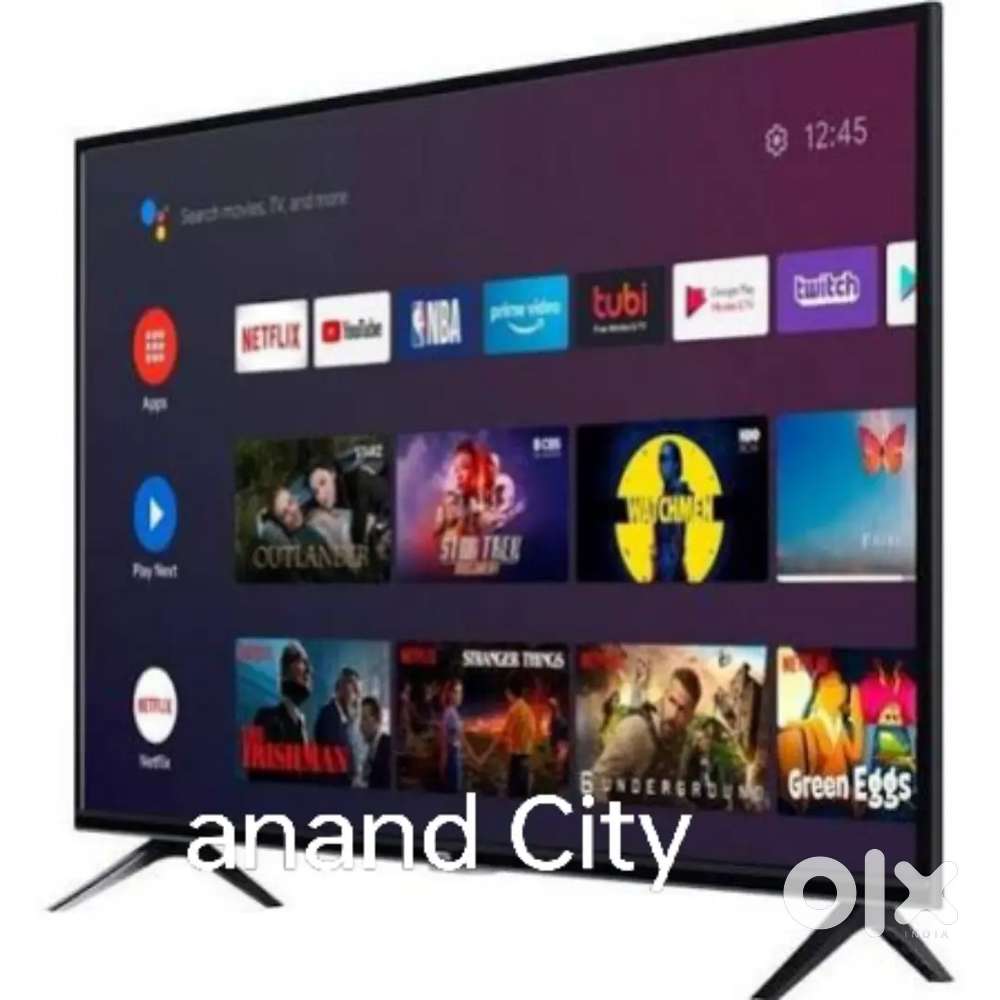 43 inch smart android frameless brand new led tv with 600 free channel