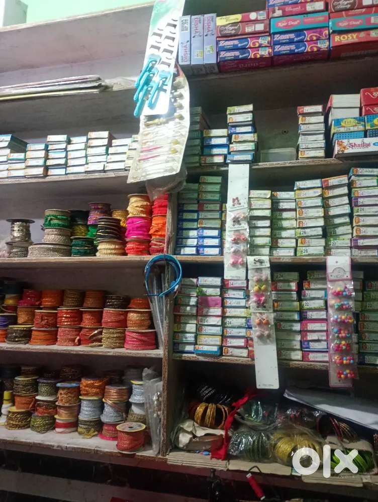 Cosmetic and stitching products with furniture,counter display stairs