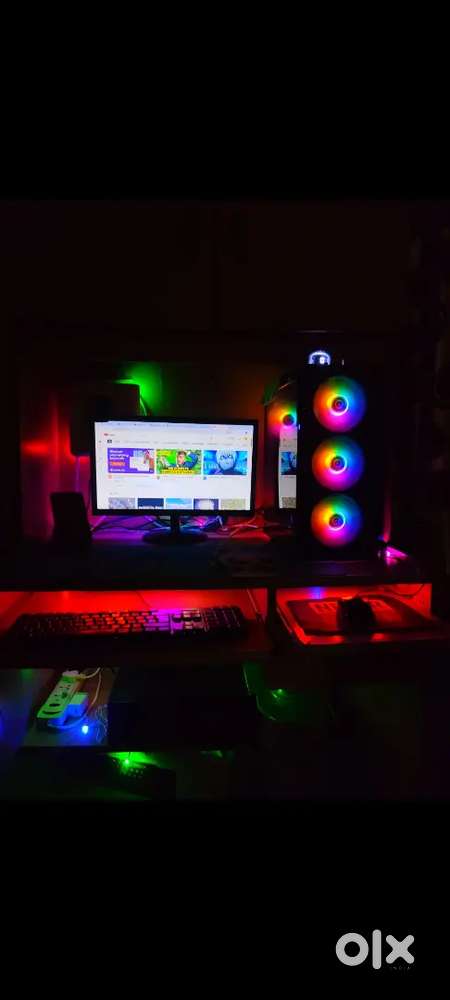 Gaming 3 fan pc buy fast with monitar