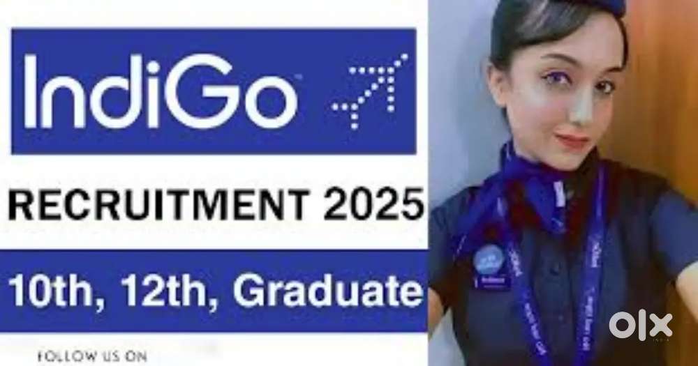 Urgent requirements for ground staff job in Indigo airline